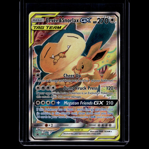 Eevee & Snorlax GX · Black Star Promos · SM169 · Englisch · (Excellent+) - Bild 1