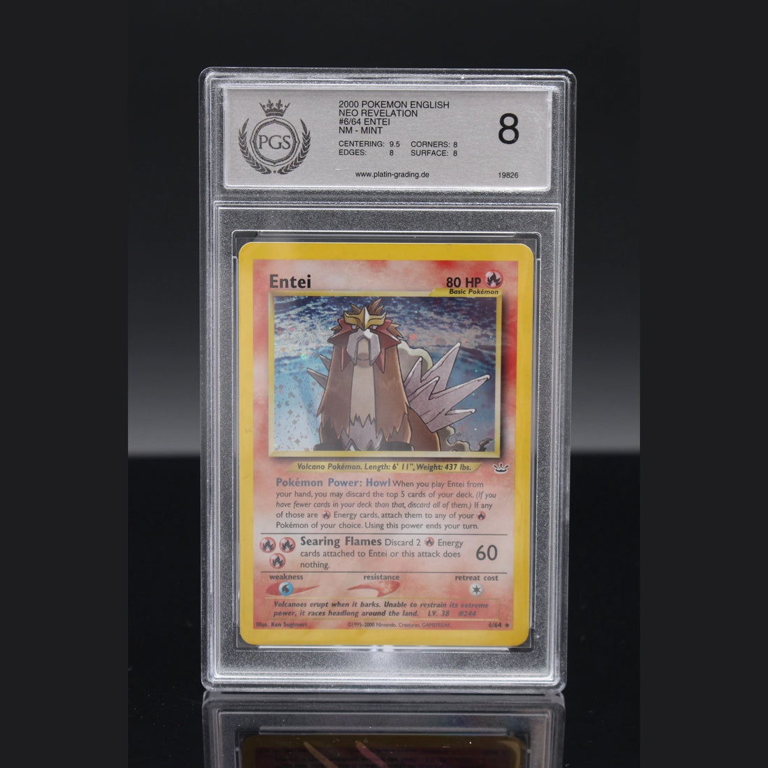 Entei Holo · Neo Revelation · 6/64 · Englisch · PGS 8 - Bild 1