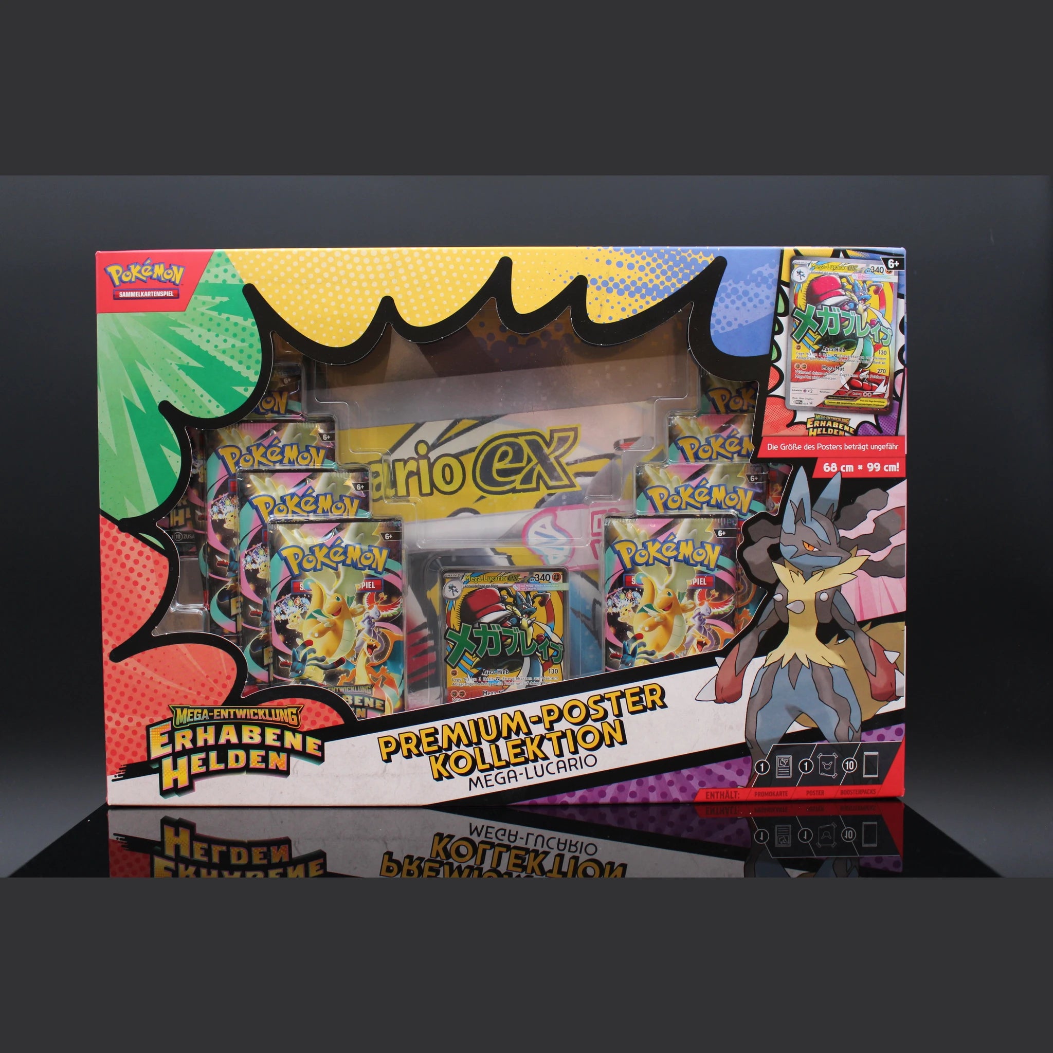 Erhabene Helden Premium-Poster-Kollektion Mega-Lucario · Deutsch · Sealed OVP - Bild 1