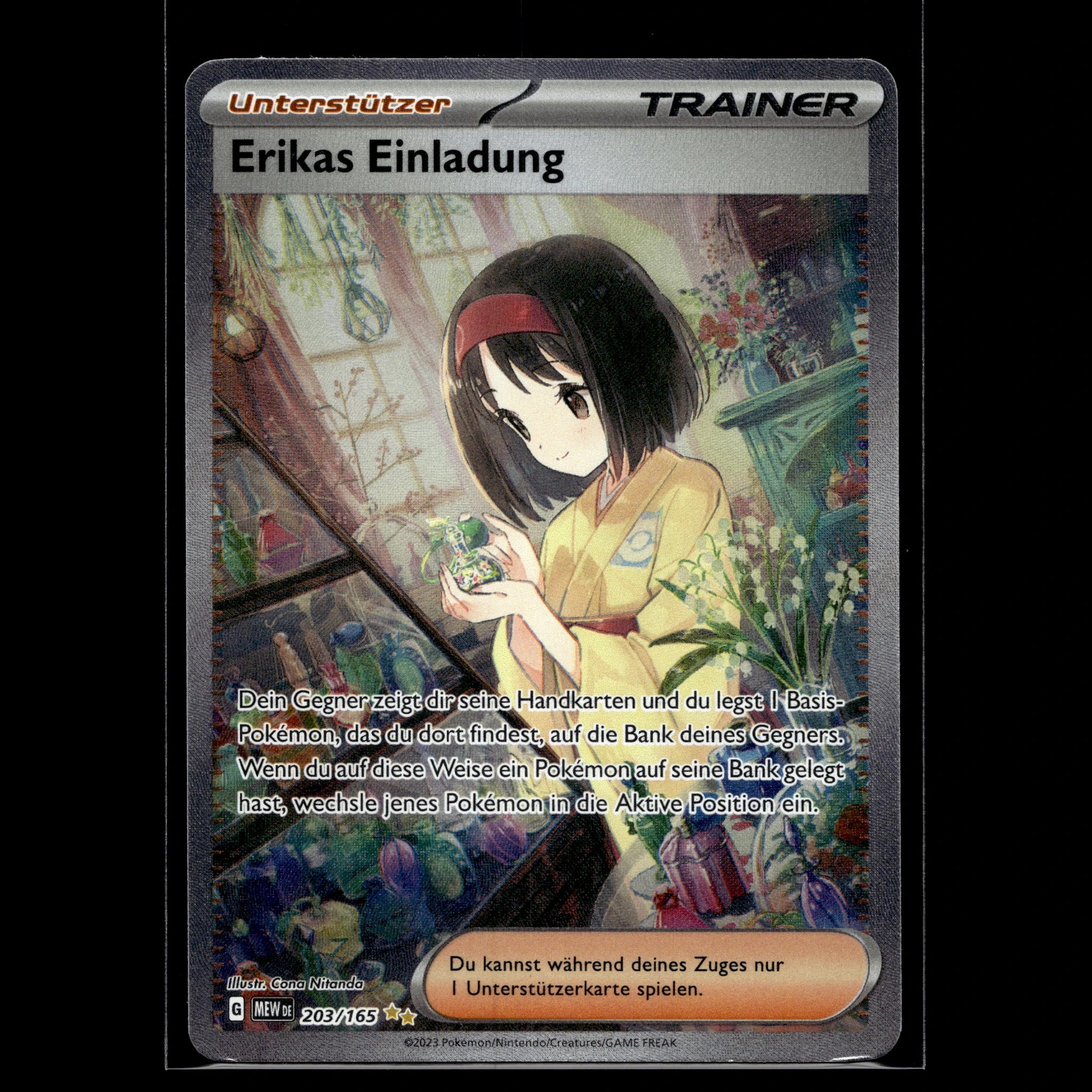 Erikas Einladung SAR · Pokemon 151 · 203/165 · Deutsch · (Near Mint) - Bild 1