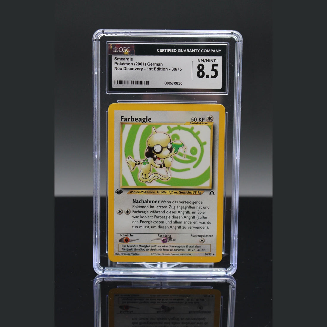 Farbeagle Holo · Neo Entdeckung 1st Edition · 30/75 · Deutsch · CGC 8.5 - Bild 1