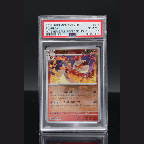 Flareon Reverse · Pokemon 151 · 136/165 · Japanisch · PSA 10 - Bild 1