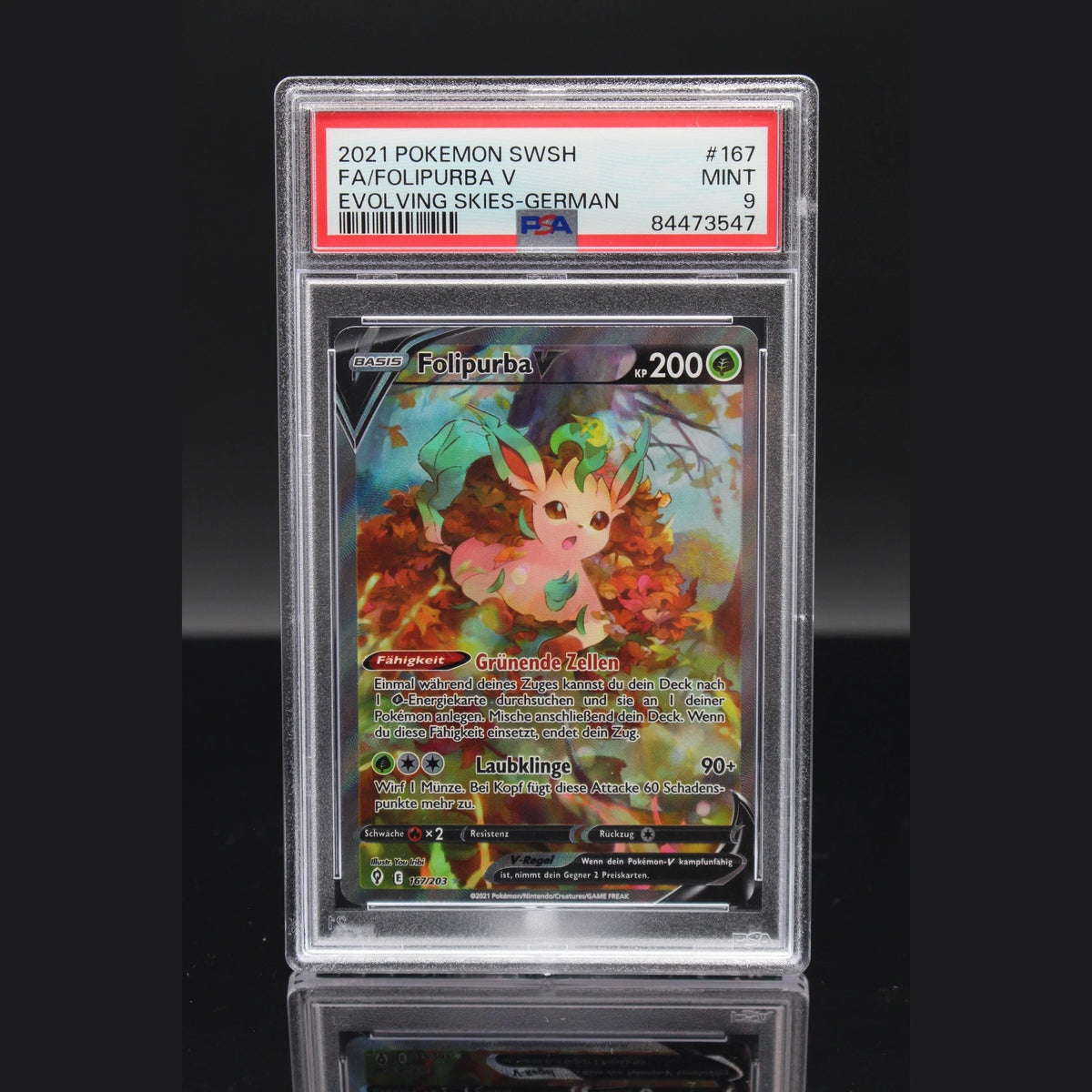 Folipurba V SR · Drachenwandel · 167/203 · Deutsch · PSA 9 - Bild 1