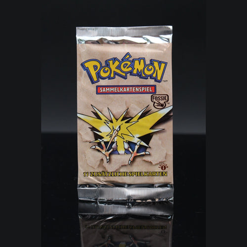 Fossil Booster (Edition 1) - Zapdos 1st Edition · Deutsch · Sealed OVP - Bild 1