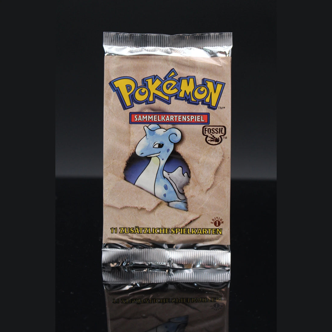 Fossil Booster (Lapras) Edition 1 1st Edition · Deutsch · Sealed OVP - Bild 1