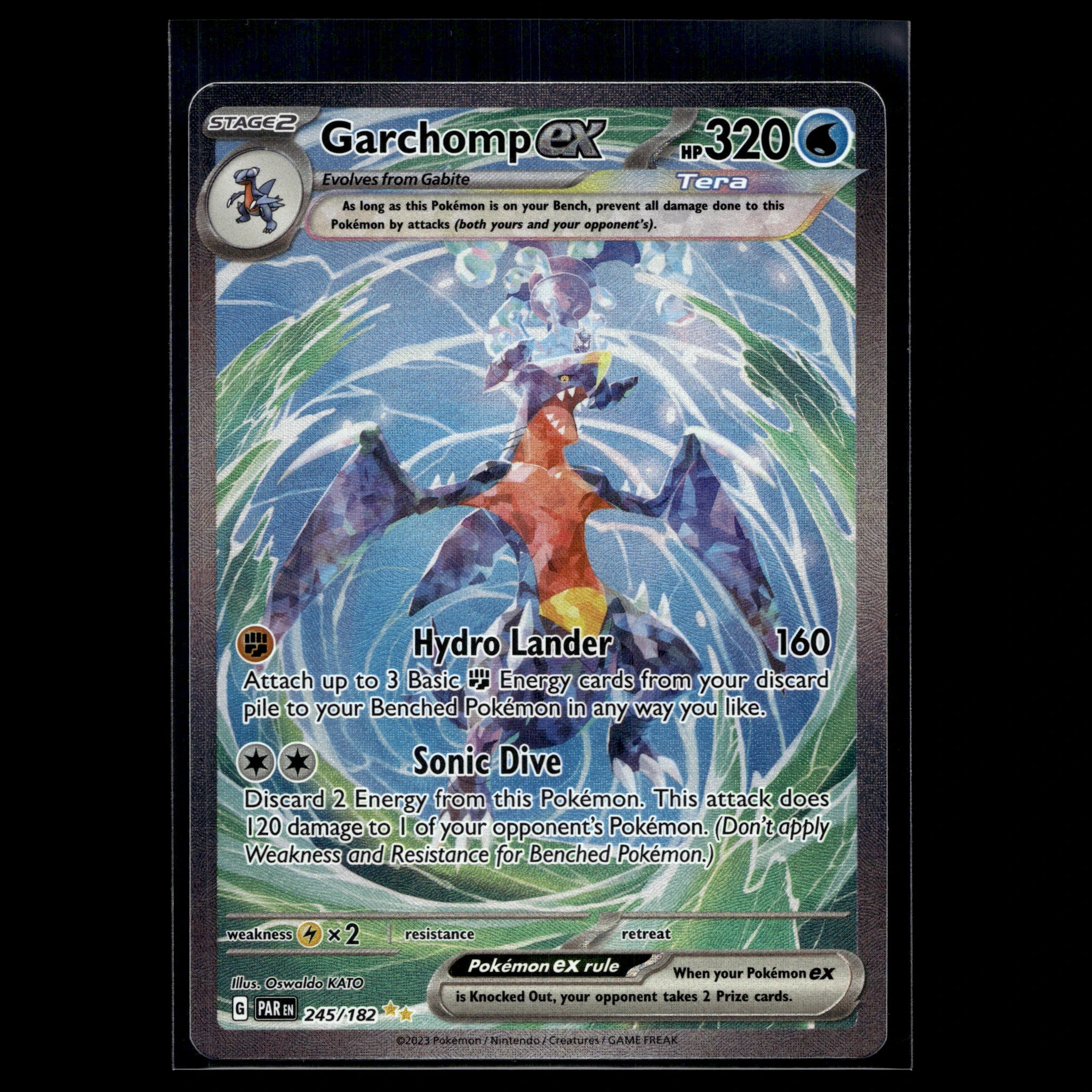 Garchomp ex SAR · Paradox Rift · 245/182 · Englisch · (Near Mint) - Bild 1