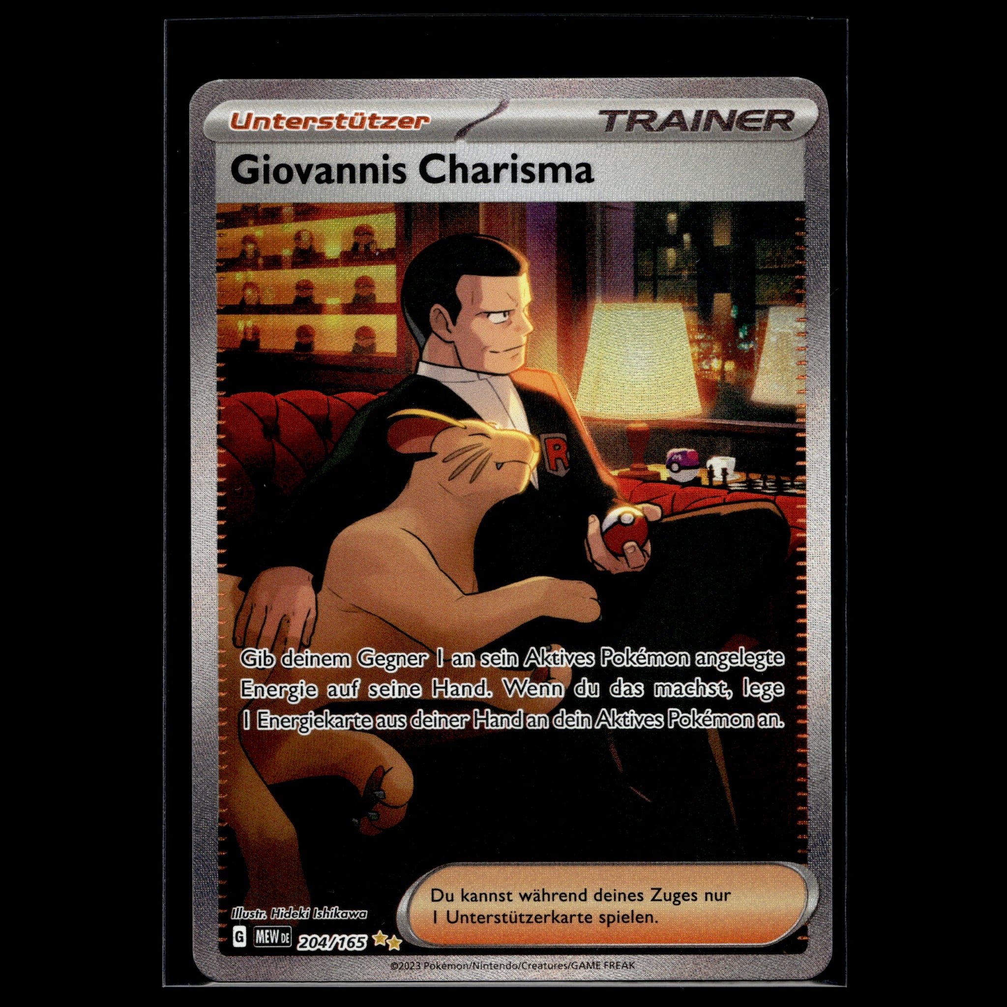 Giovannis Charisma SR · Pokemon 151 · 204/165 · Deutsch · (Near Mint) - Bild 1