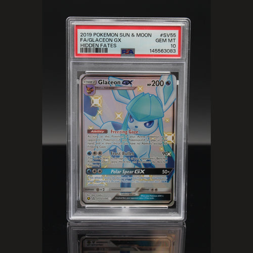 Glaceon GX SR · Hidden Fates · SV55/SV94 · Englisch · PSA 10 - Bild 1