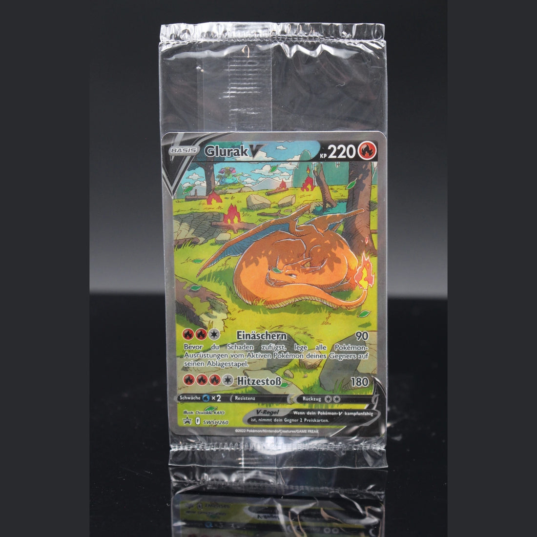 Glurak V · Black Star Promos · SWSH260 · Deutsch · (Sealed) - Bild 1