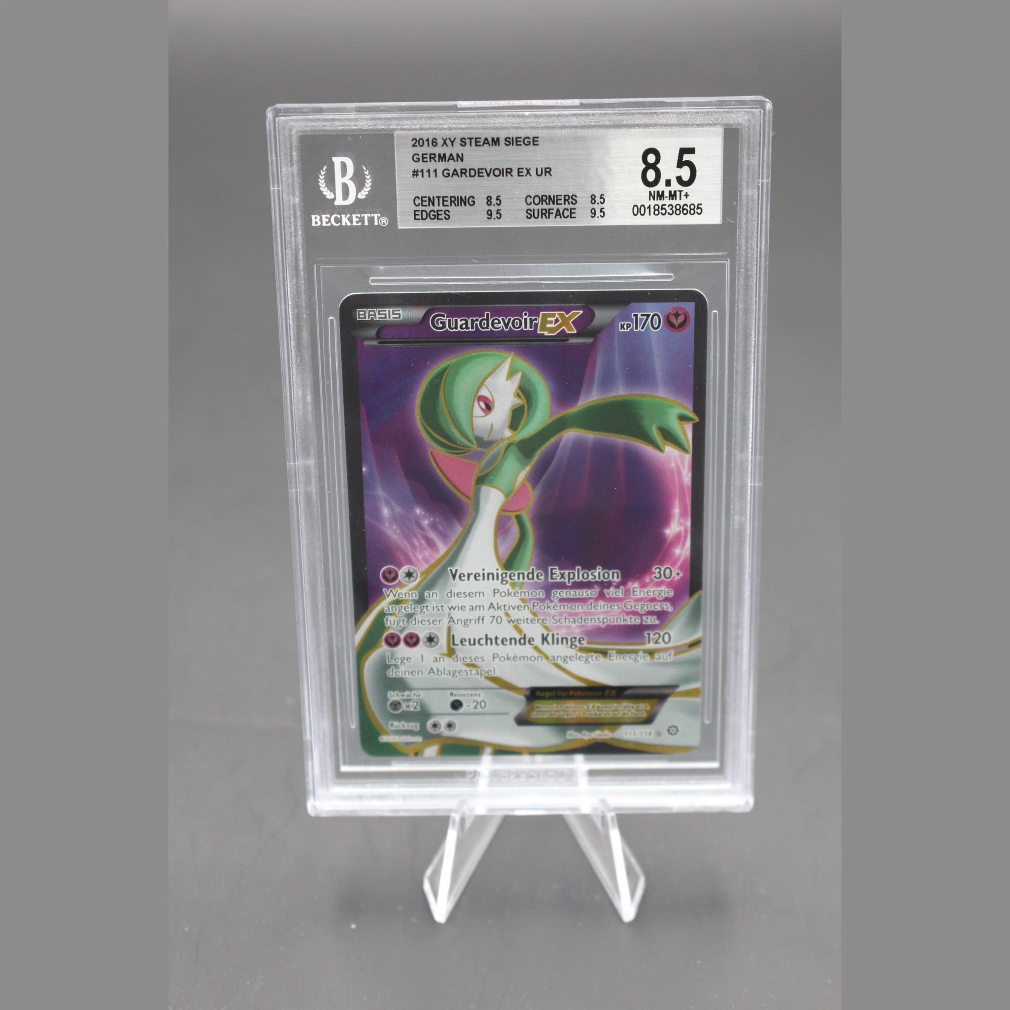 Guardevoir EX UR · Dampfkessel · 111/114 · Deutsch · BGS 8.5 - Bild 1