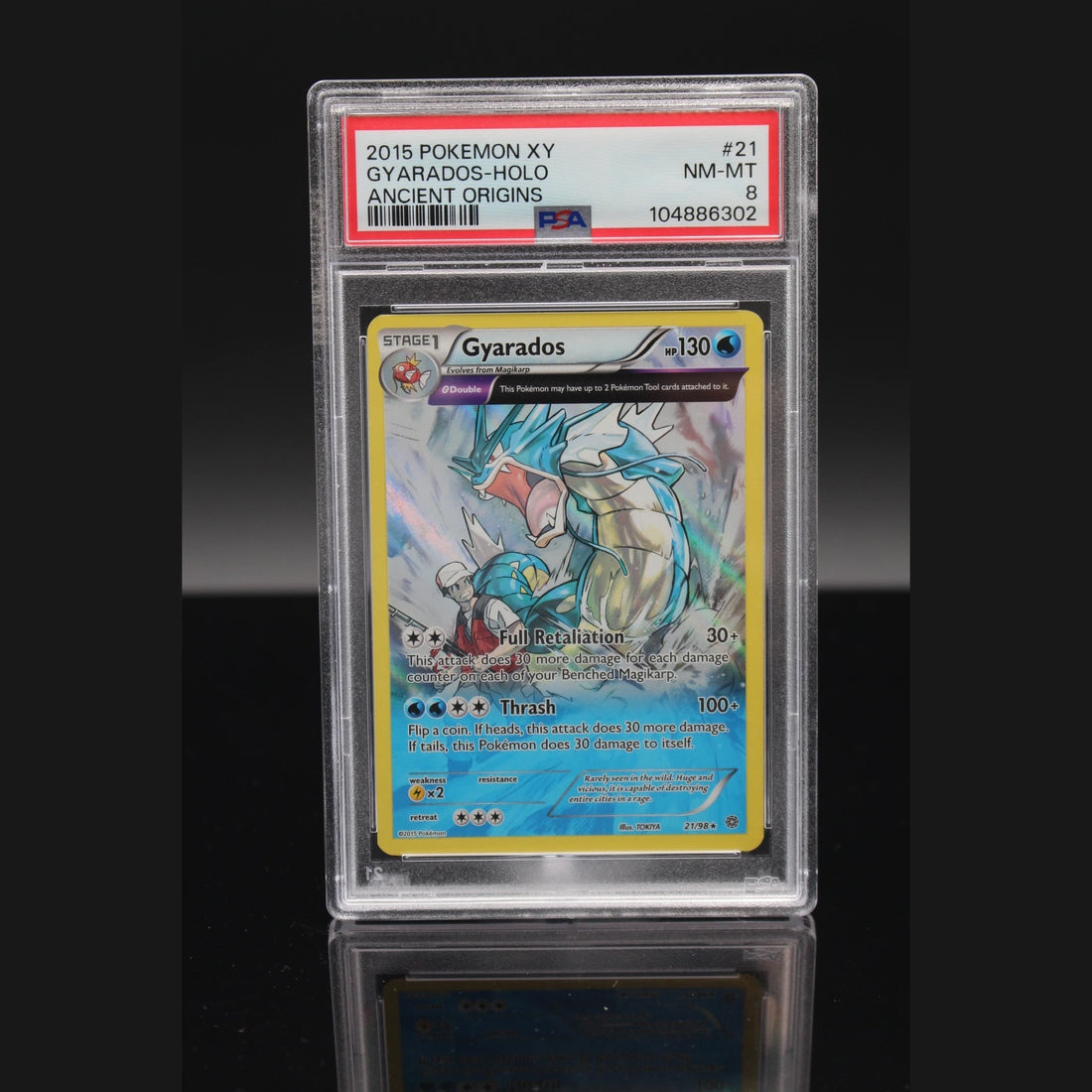 Gyarados Holo · Ancient Origins · 21/98 · Englisch · PSA 8 - Bild 1
