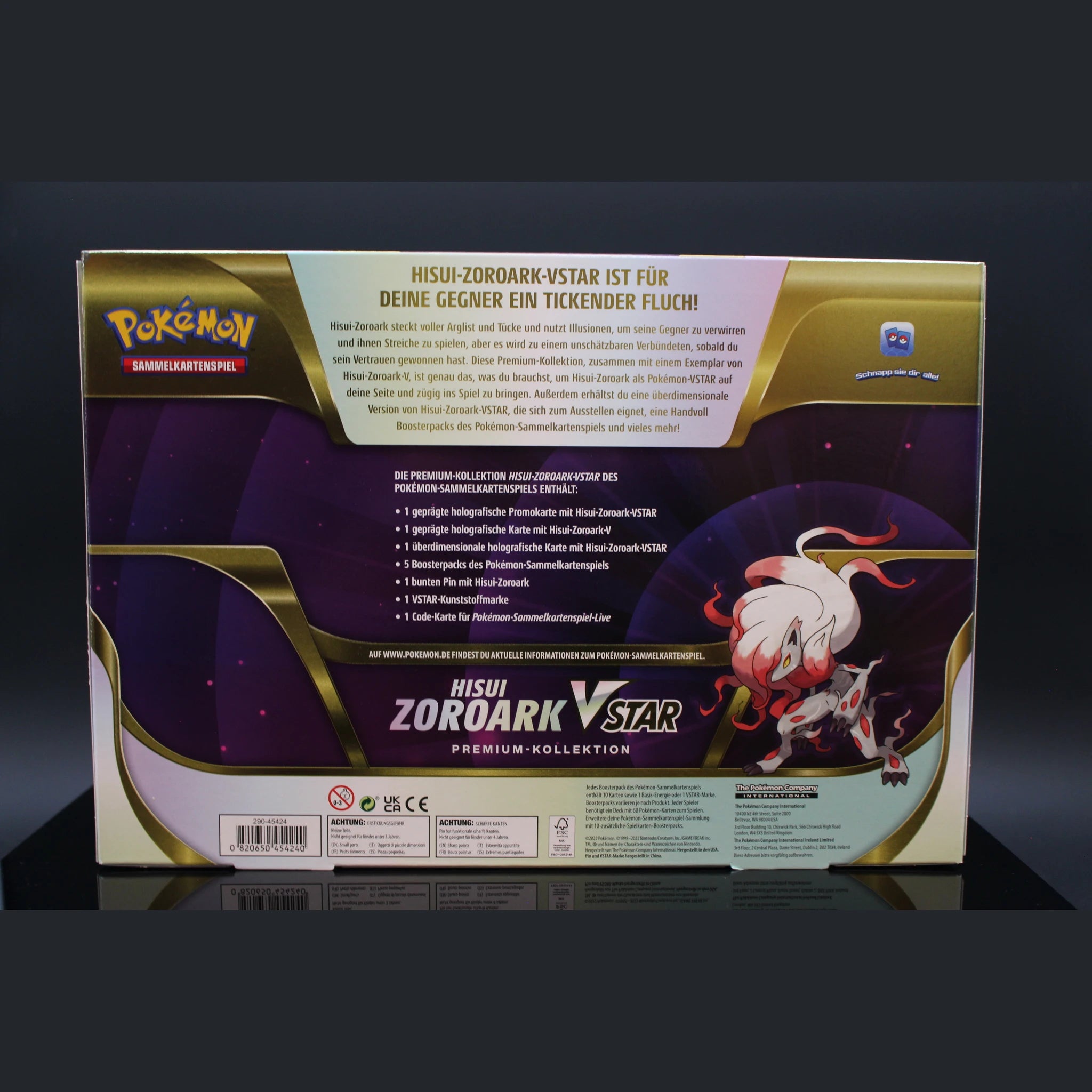 Hisui Zoroark VSTAR Premium-Kollektion · Deutsch · Sealed OVP - Bild 2