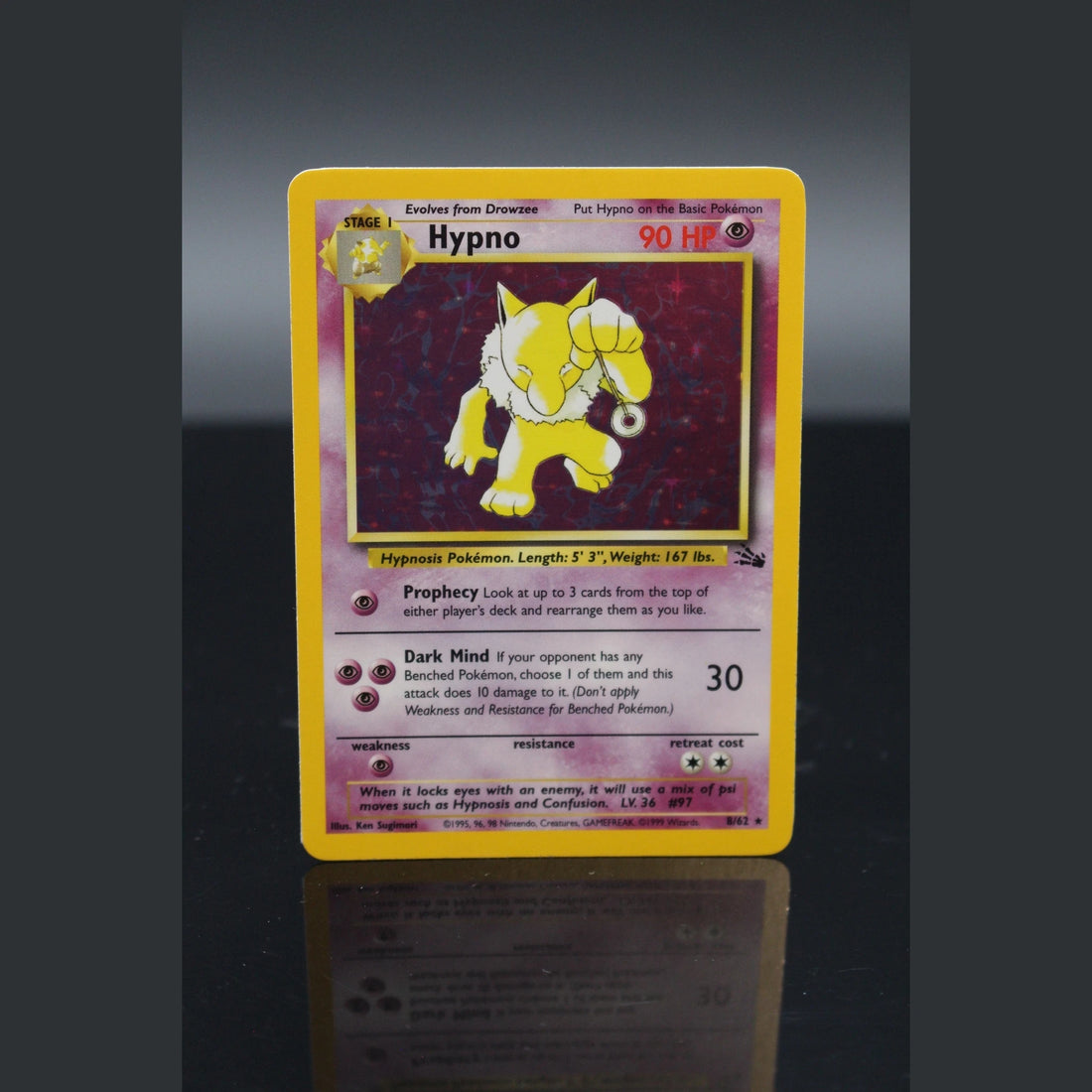 Hypno Holo · Fossil · 8/62 · Englisch · (Excellent+) - Bild 1