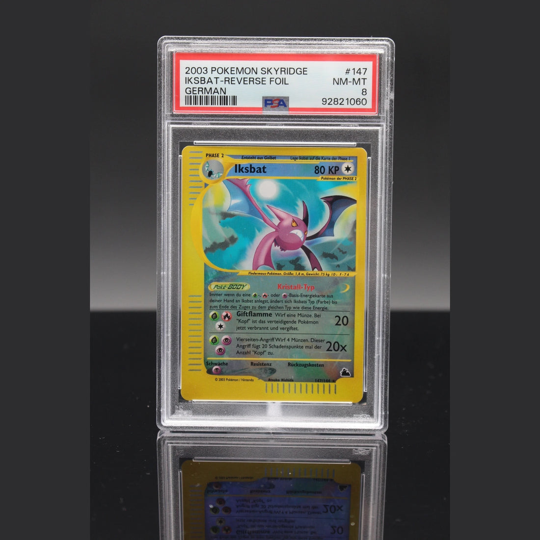 Iksbat Reverse · Skyridge · 147/144 · Deutsch · PSA 8 - Bild 1