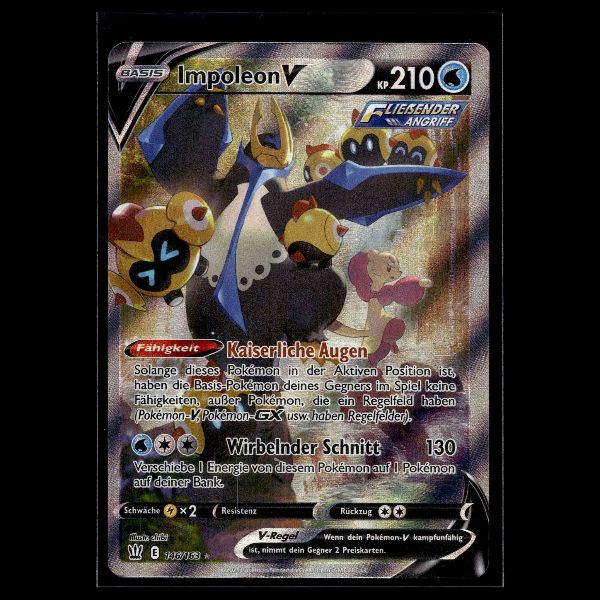 Impoleon V SR · Kampfstile · 146/163 · Deutsch · (Near Mint) - Bild 1