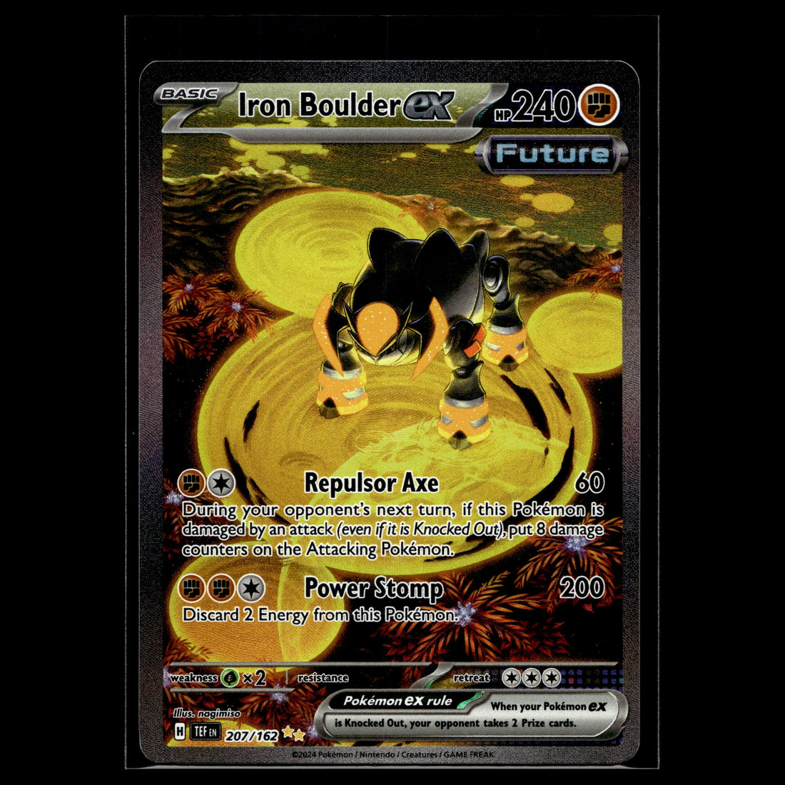 Iron Boulder ex SAR · Temporal Forces · 207/162 · Englisch · (Near Mint) - Bild 1