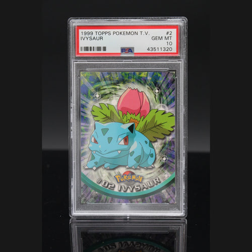 Ivysaur · 1999 Topps Pokemon T.V. · 2 · Englisch · PSA 10 - Bild 1