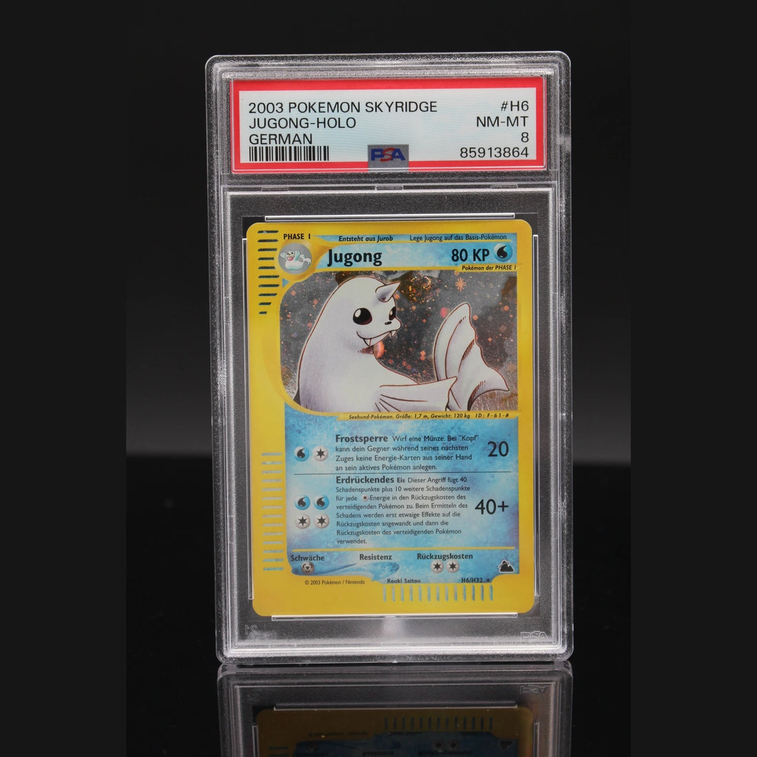 Jugong Holo · Skyridge · H6/H32 · Deutsch · PSA 8 - Bild 1