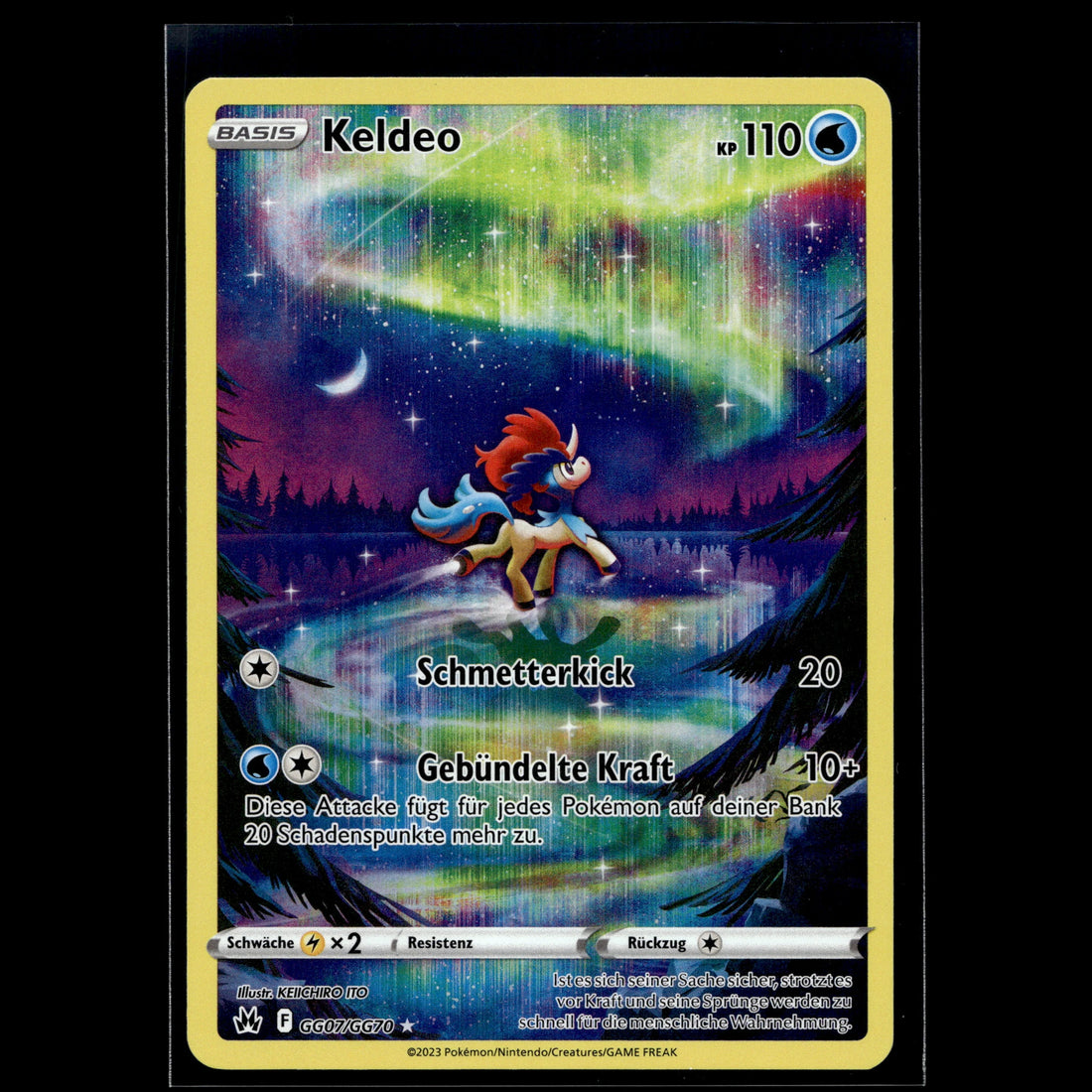 Keldeo AR · Zenit der Könige Galar-Galerie · GG07/GG70 · Deutsch · (Near Mint) - Bild 1