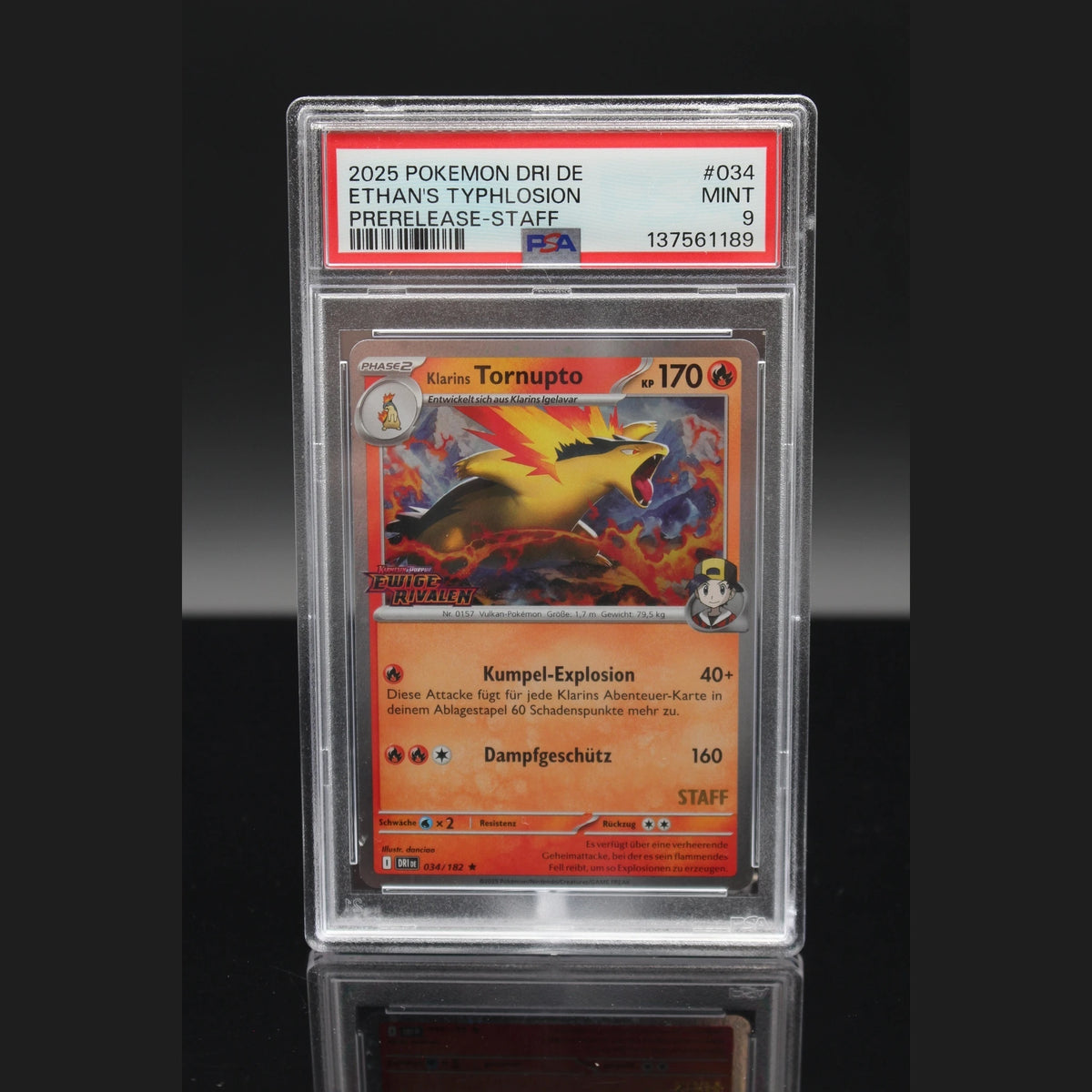 Klarins Tornupto STAFF · Ewige Rivalen · 034/182 · Deutsch · PSA 9 - Bild 1
