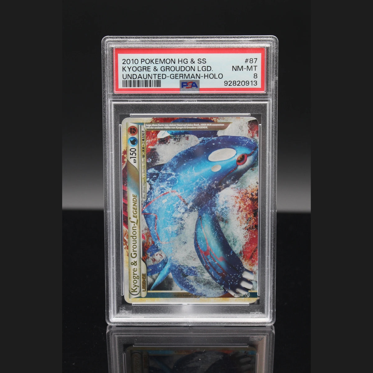 Kyogre & Groudon-LEGENDE Holo · Unerschrocken · 87/90 · Deutsch · PSA 8 - Bild 1
