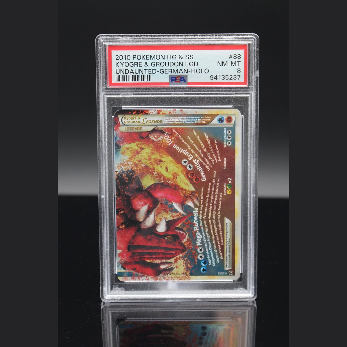 Kyogre & Groudon-LEGENDE Holo · Unerschrocken · 88/90 · Deutsch · PSA 8 - Bild 1