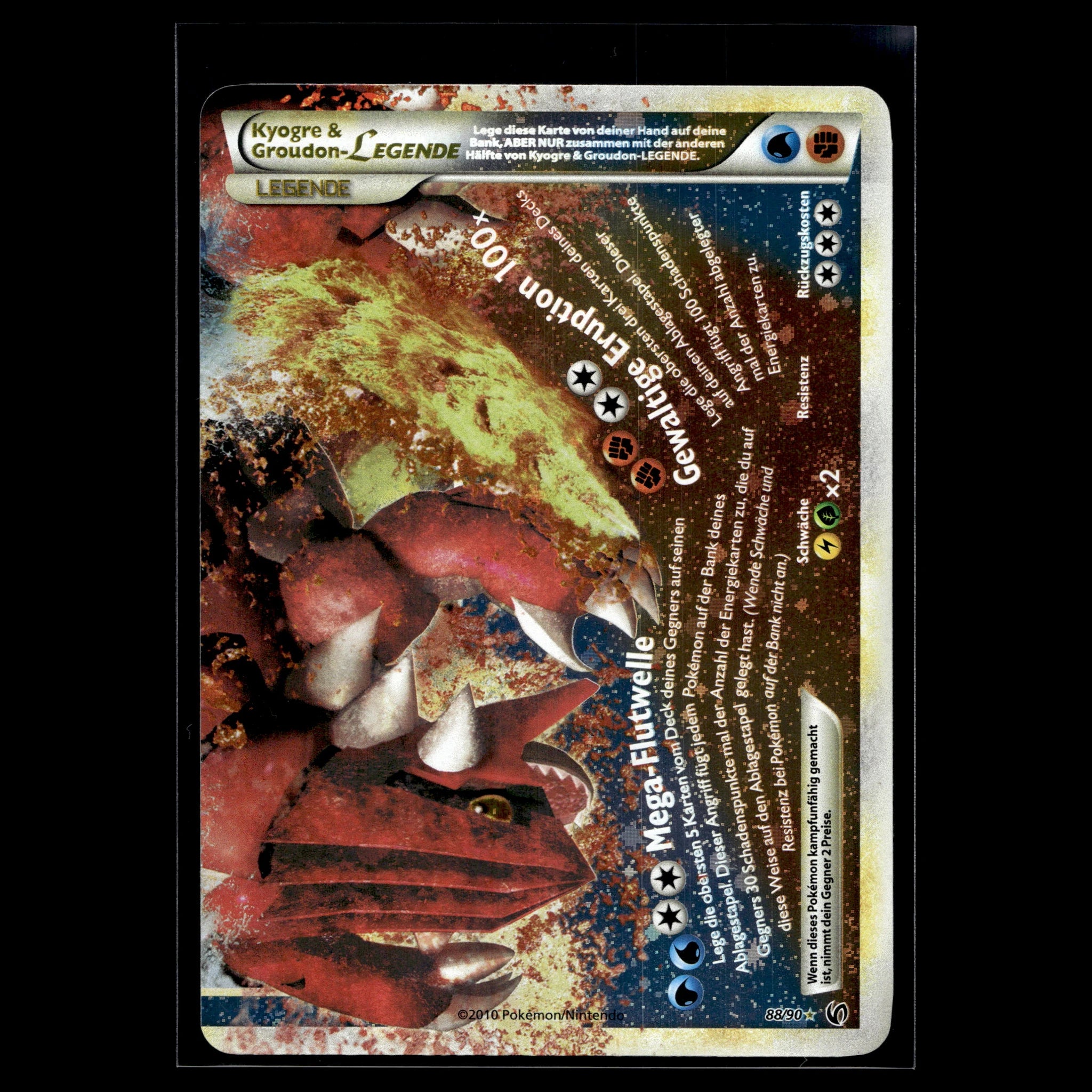 Kyogre & Groudon-LEGENDE · Undaunted · 88/90 · Deutsch · (Excellent+) - Bild 1