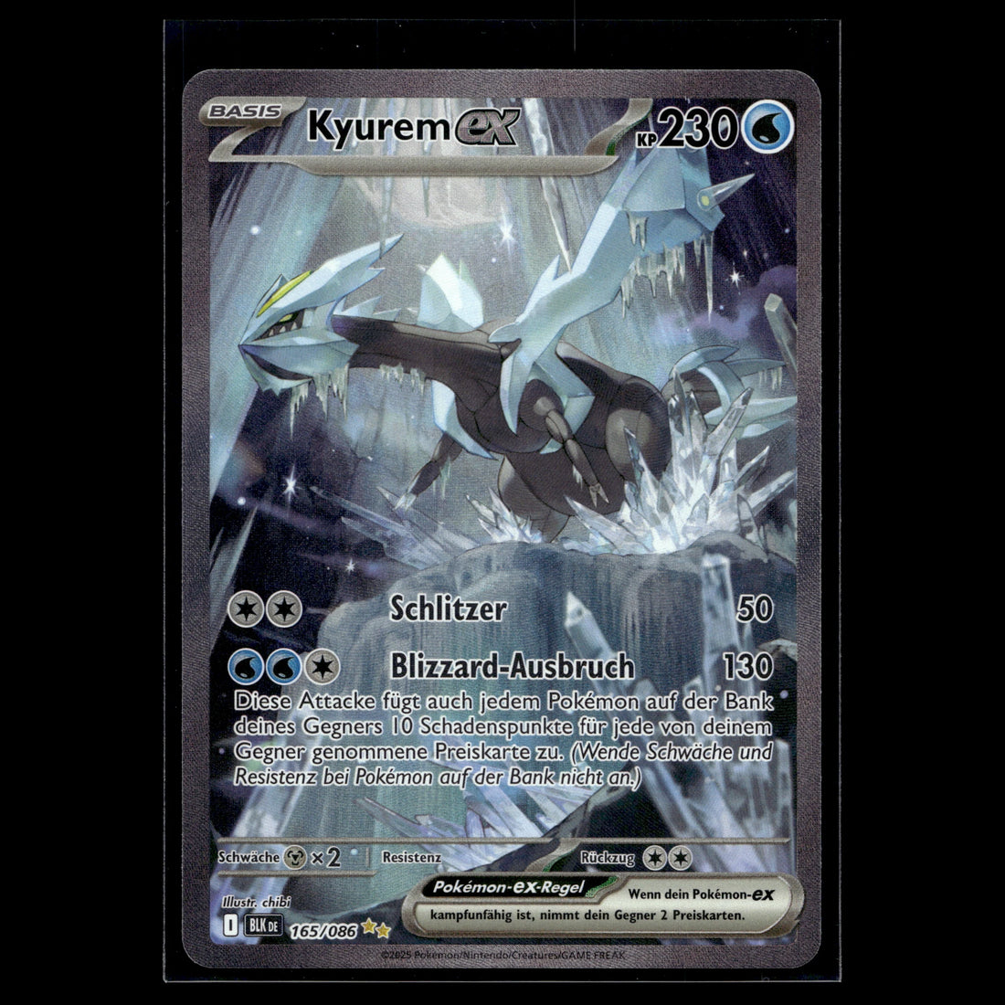 Kyurem ex SAR · BLK · 165/086 · Deutsch · (Near Mint) - Bild 1