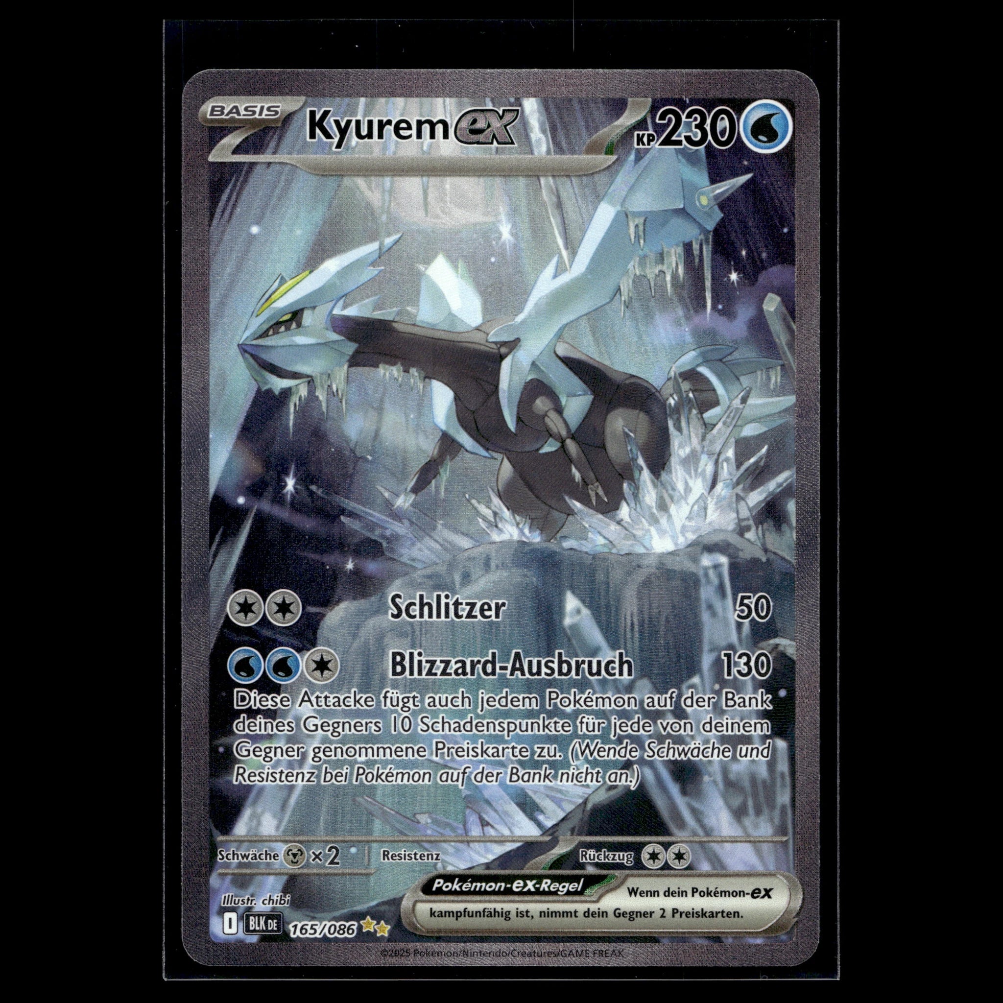 Kyurem ex SAR · BLK · 165/086 · Deutsch · (Near Mint) - Bild 1
