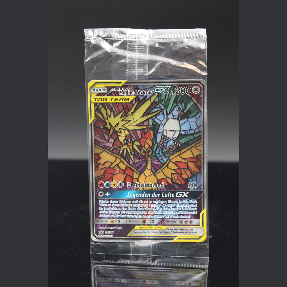 Lavados & Zapdos & Arktos GX · Black Star Promos · SM210 · Deutsch · (Sealed) - Bild 1