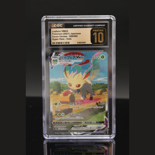 Leafeon VMAX HR · Eevee Heroes · 089/069 · Japanisch · CGC 10 - Bild 1