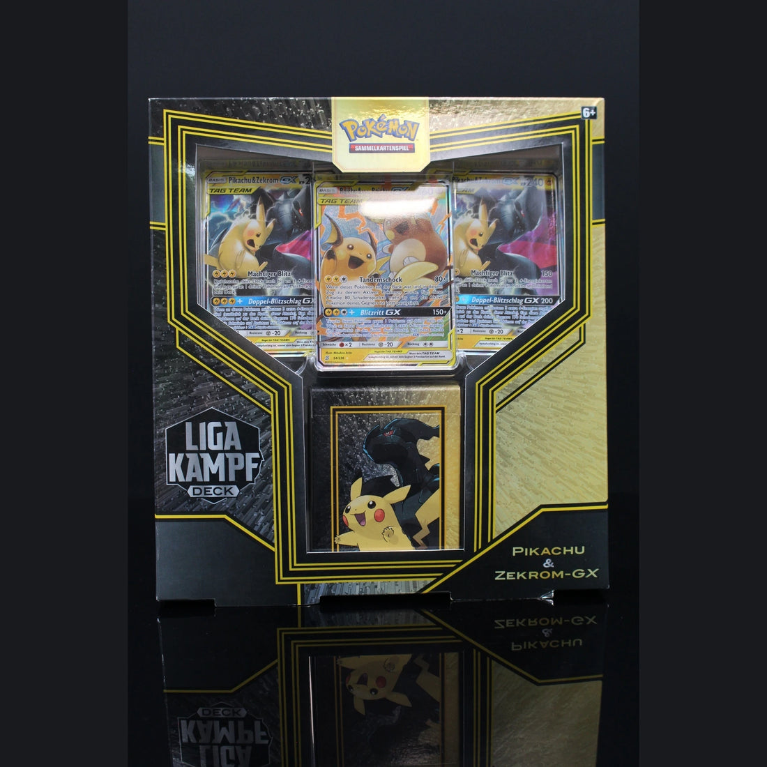 Liga Kampf Deck Pikachu & Zekrom GX · Deutsch · Sealed OVP - Bild 1