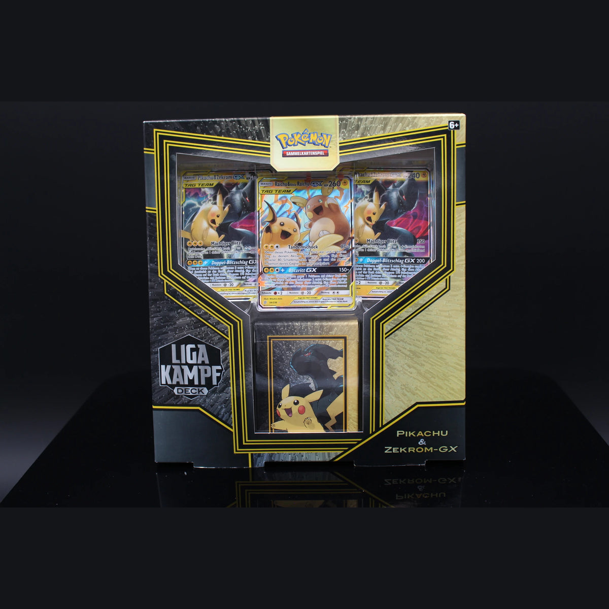 Liga-Kampfdeck Pikachu & Zekrom GX · Deutsch · Sealed OVP - Bild 1