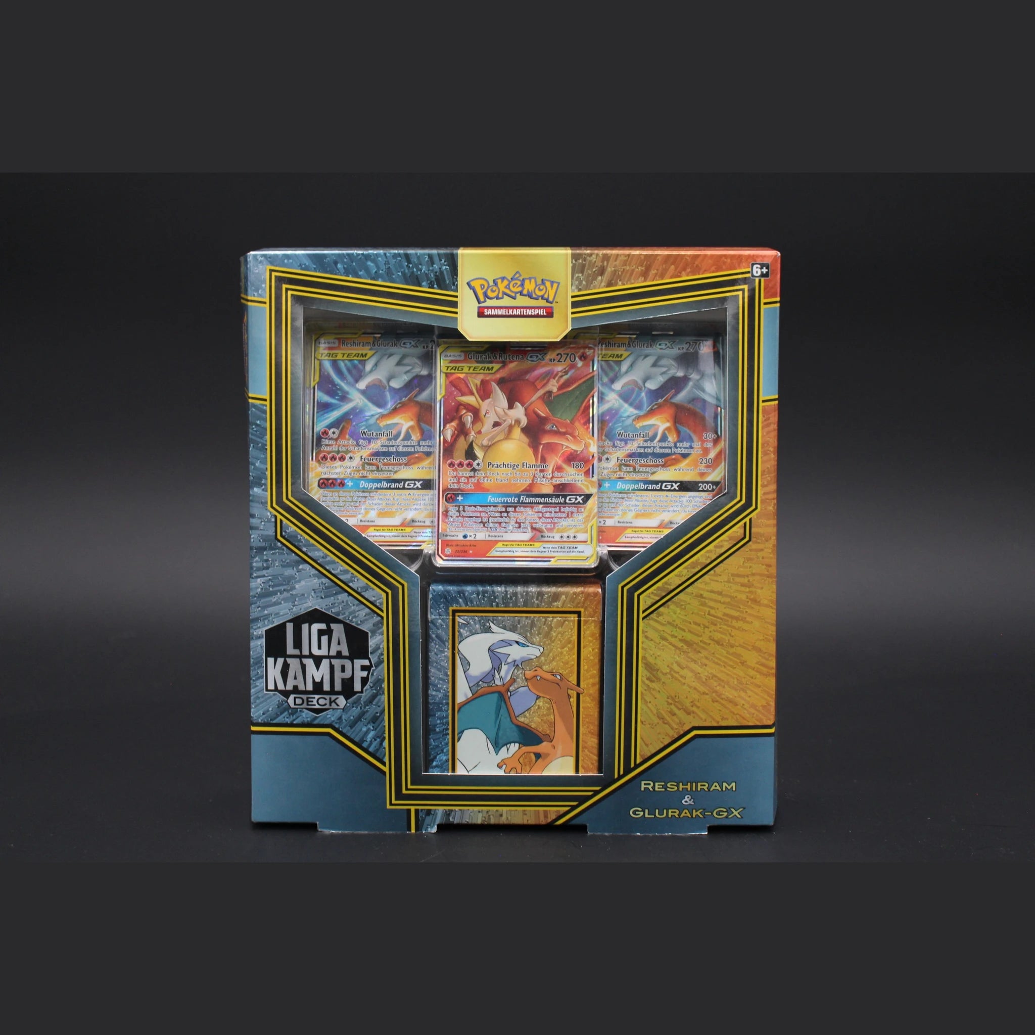 Liga-Kampfdeck Reshiram & Glurak GX · Deutsch · Sealed OVP - Bild 1