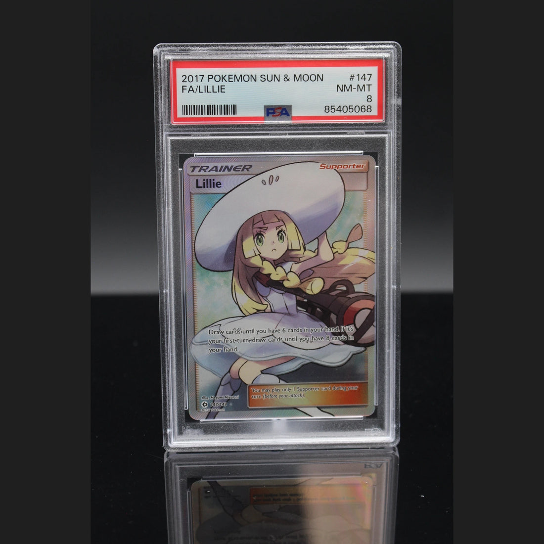 Lillie SR · Sun & Moon · 147/149 · Englisch · PSA 8 - Bild 1