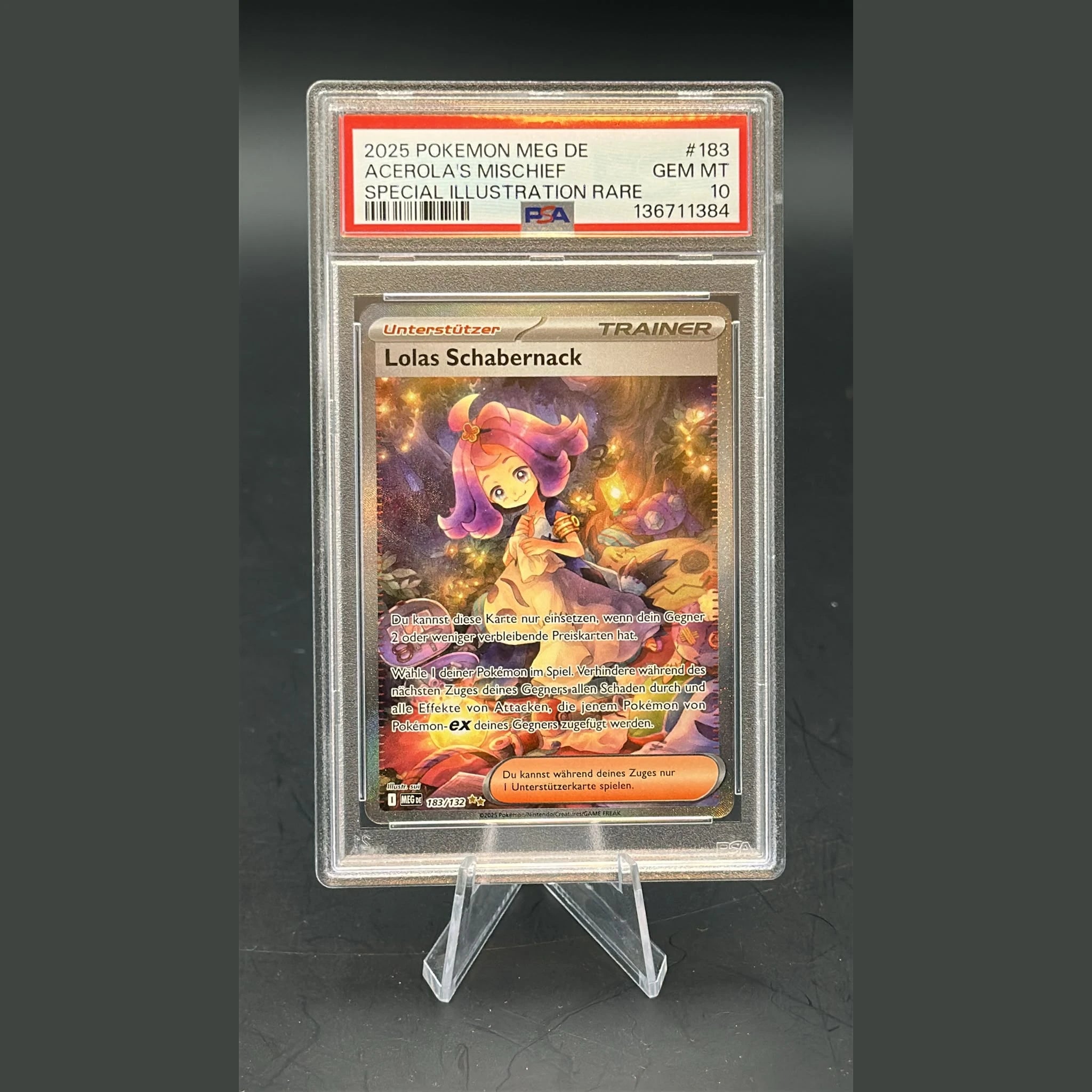 Lolas Schabernack SAR · MEG · 183/132 · Deutsch · PSA 10 - Bild 1