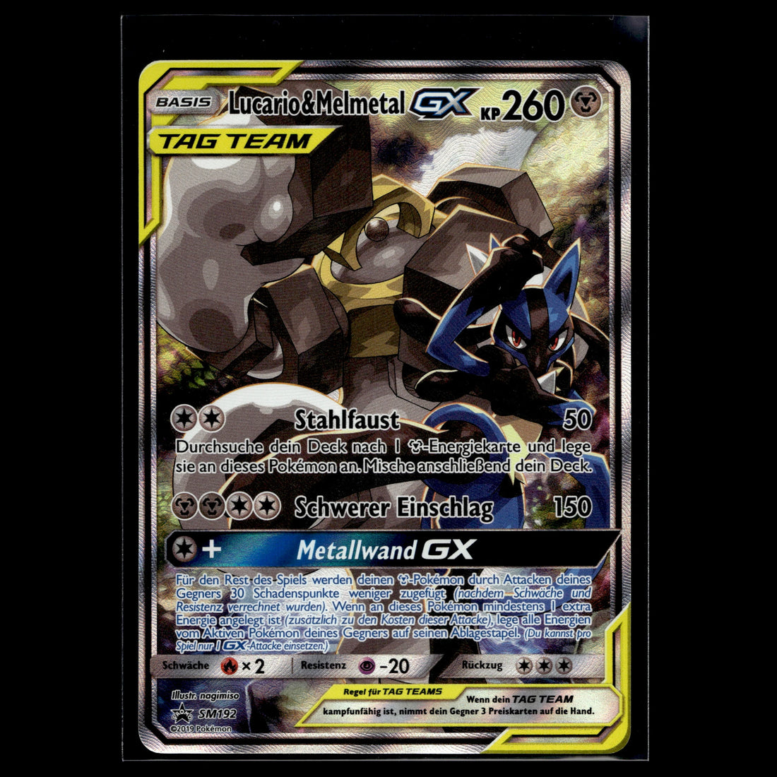 Lucario&Melmetal GX · Black Star Promos · SM192 · Deutsch · (Near Mint) - Bild 1