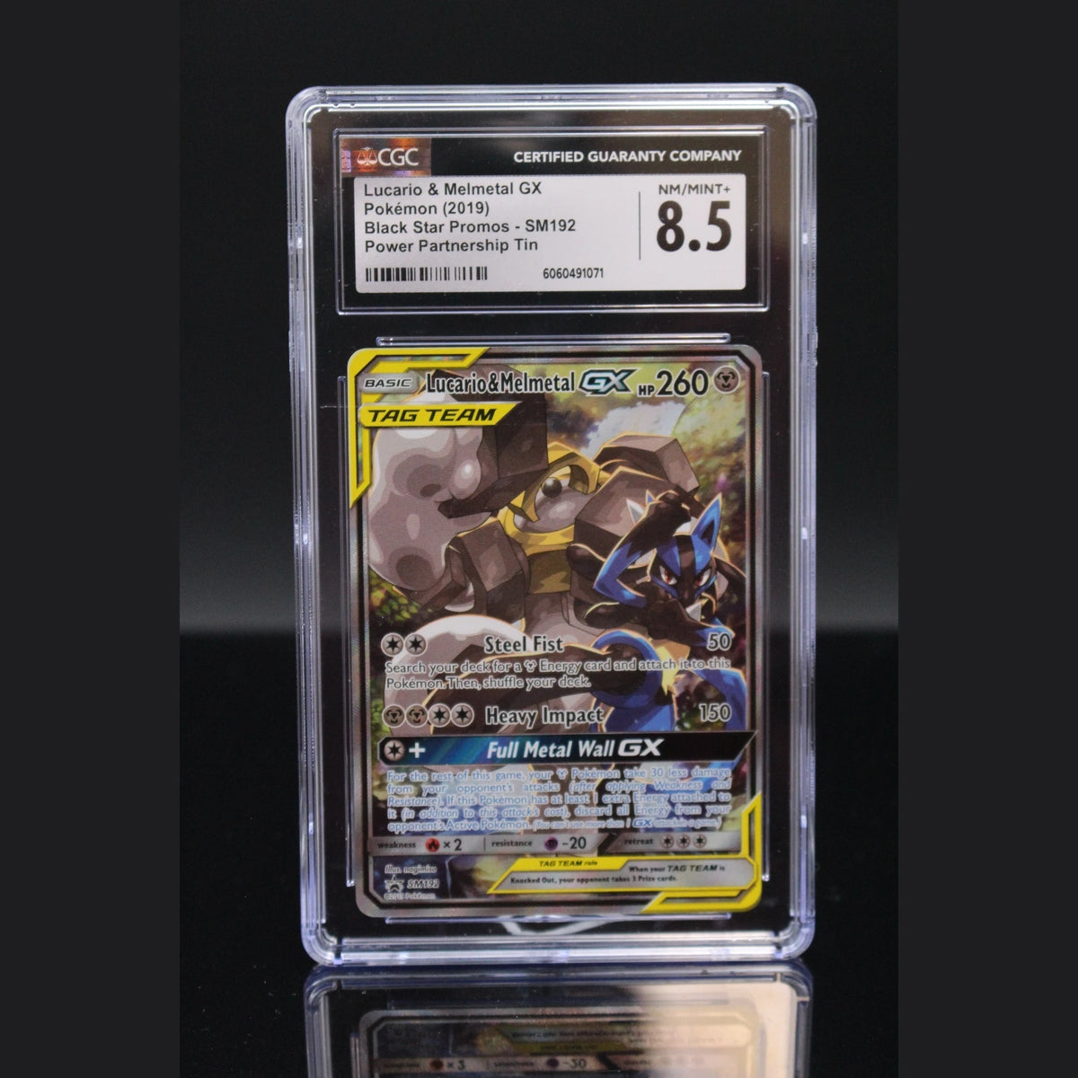 Lucario & Melmetal GX · Black Star Promos · SM192 · Englisch · CGC 8.5 - Bild 1