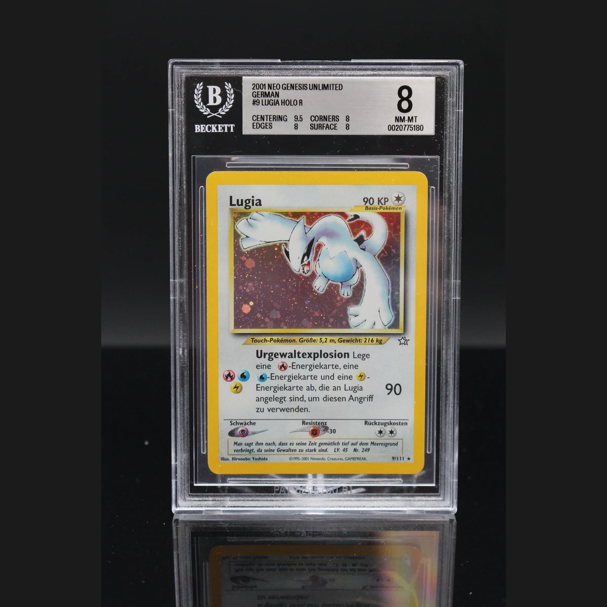 Lugia Holo · Neo Genesis · 9/111 · Deutsch · BGS 8 - Bild 1