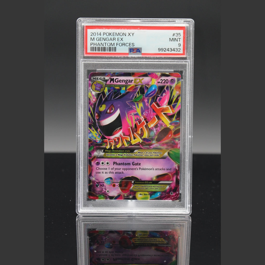 M Gengar EX SR · Phantom Forces · 35/119 · Englisch · PSA 9 - Bild 1