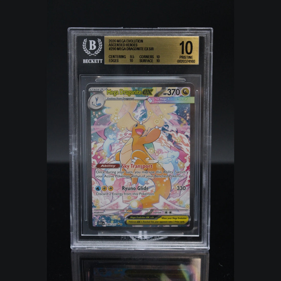 Mega Dragonite ex · Ascended Heroes · 290/217 · Englisch · BGS 10 - Bild 1