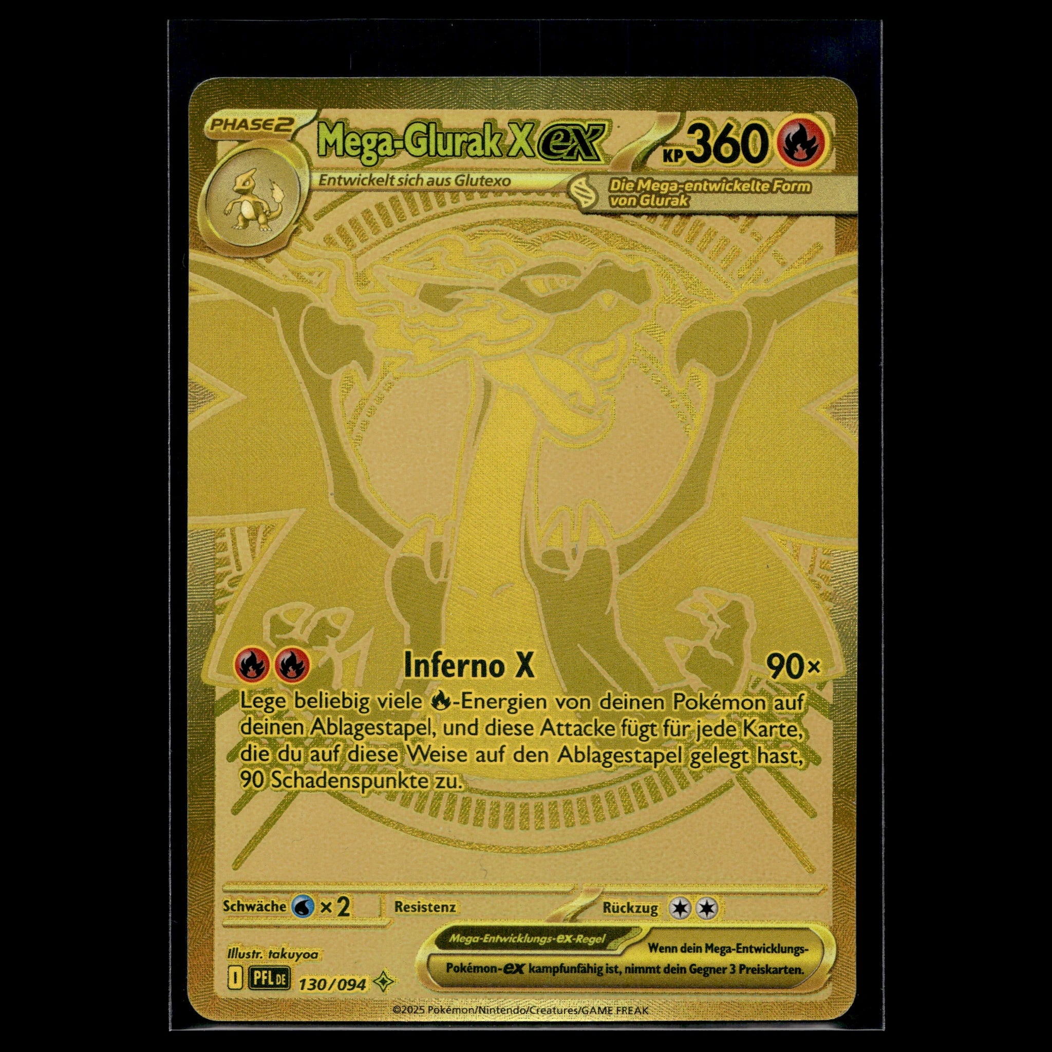 Mega-Glurak X ex UR · PFL · 130/094 · Deutsch · (Near Mint) - Bild 1