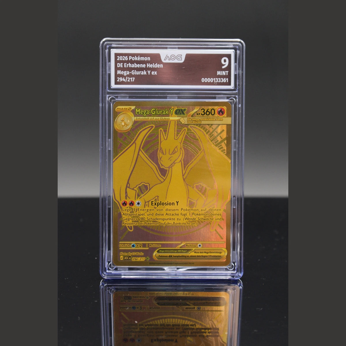 Mega-Glurak Y ex UR · Erhabene Helden · 294/217 · Deutsch · AOG 9 - Bild 1