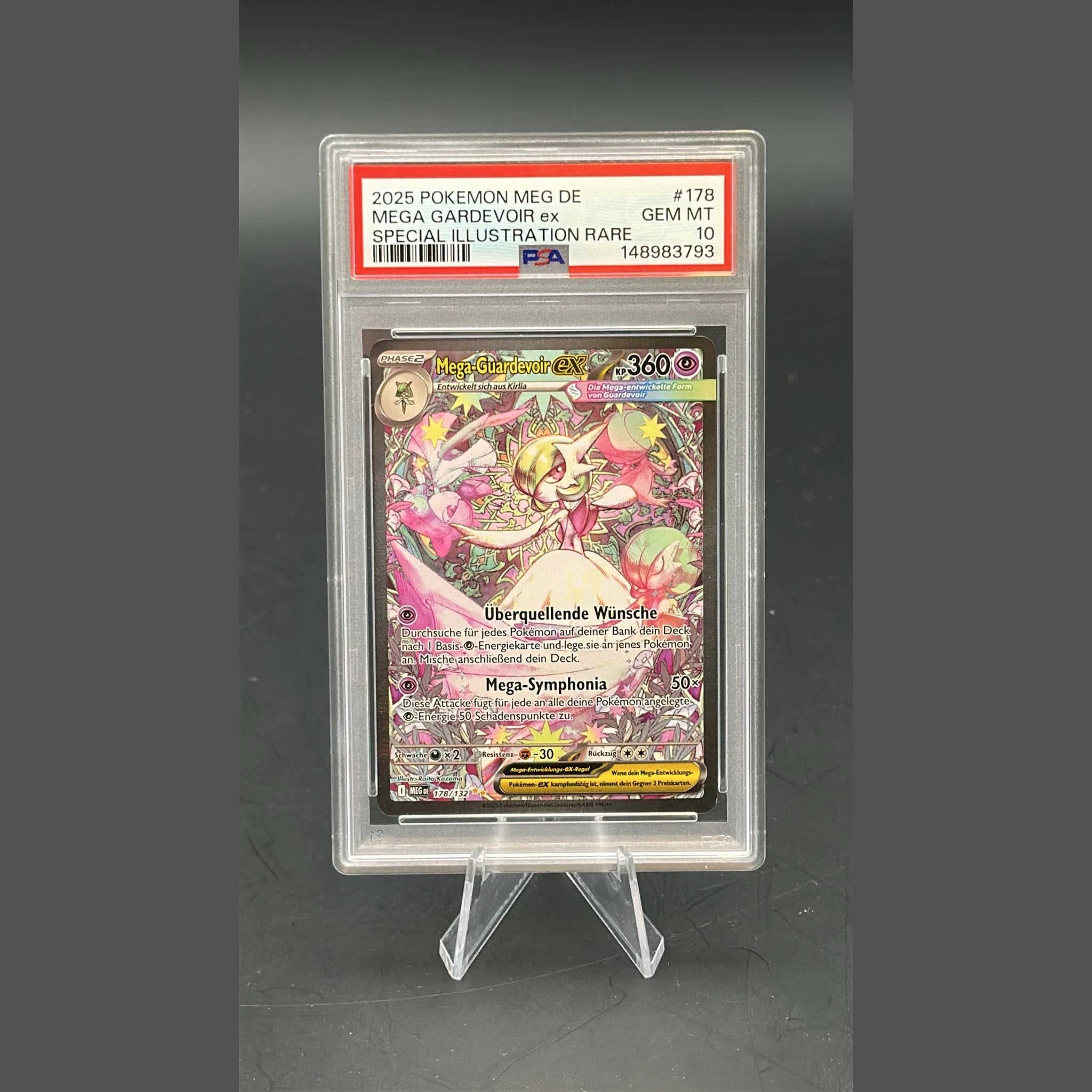 Mega-Guardevoir ex SAR · MEG · 178/132 · Deutsch · PSA 10 - Bild 1