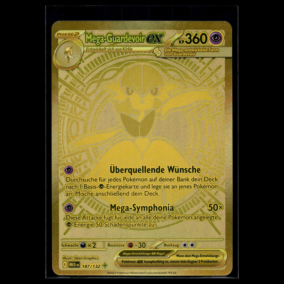 Mega-Guardevoir ex UR · MEG · 187/132 · Deutsch · (Near Mint) - Bild 1