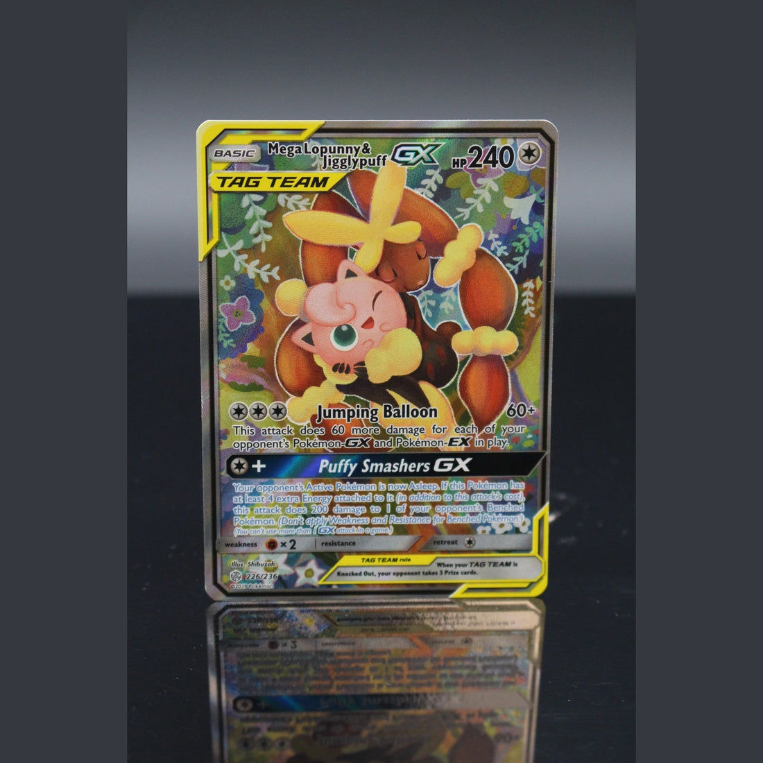 Mega Lopunny & Jigglypuff GX · Cosmic Eclipse · 226/236 · Englisch · (Good) - Bild 1
