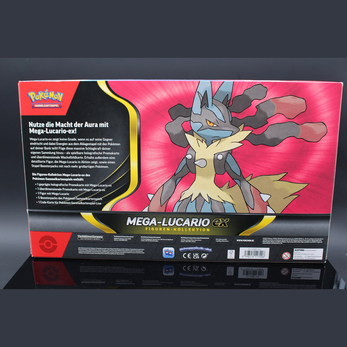 Mega-Lucario ex Figuren-Kollektion · Deutsch · Sealed OVP - Bild 2