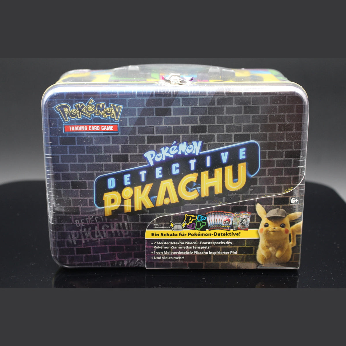 Meisterdetektiv Pikachu Collector Chest Tin · Deutsch · Sealed OVP - Bild 1