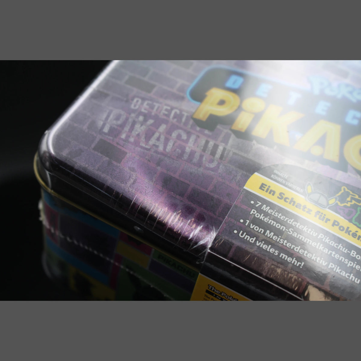 Meisterdetektiv Pikachu Collector Chest Tin · Deutsch · Sealed OVP - Bild 3