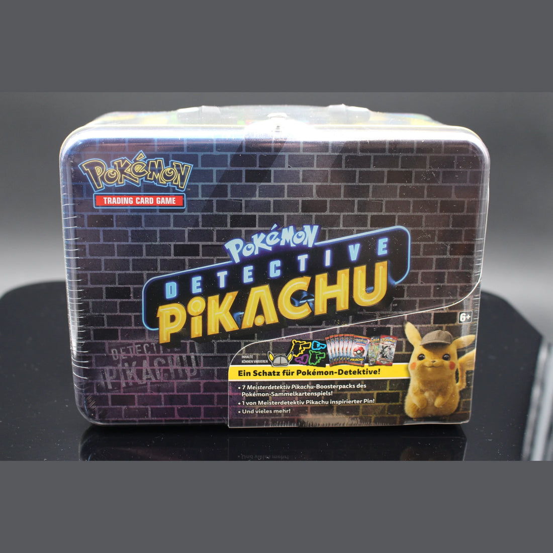 Meisterdetektiv Pikachu Collector's Chest Tin · Deutsch · Sealed OVP - Bild 1